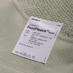 thumbnail Satisfy FuzzFleece Octa Long T-Shirt, Vetiver, Detail Shot 6