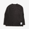 Satisfy FuzzFleece AD Long T-Shirt, Phantom, Detail Shot 1