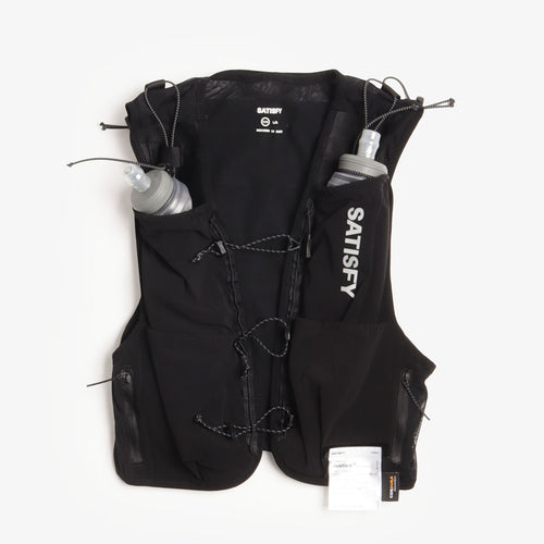 Satisfy Justice Cordura 5L Hydration Vest, Black, Detail Shot 1