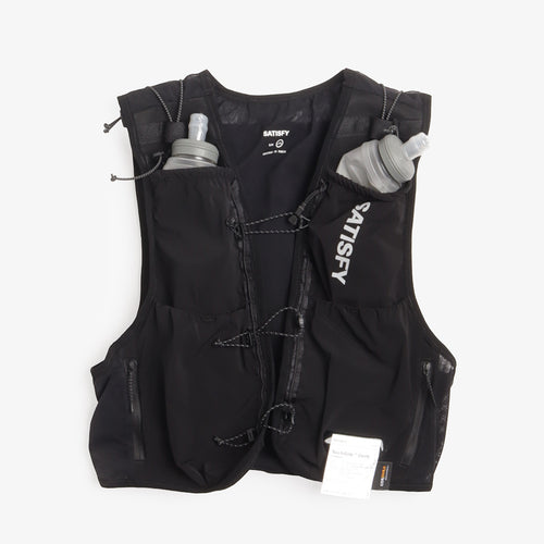 Satisfy Justice Cordura 5L Hydration Vest in Black, front view