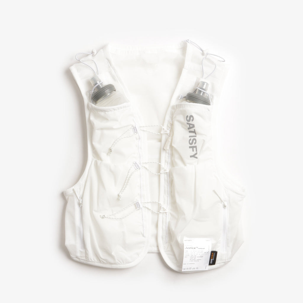 Satisfy Justice Cordura Hydration Vest 5L, Off-White, Detail Shot 1