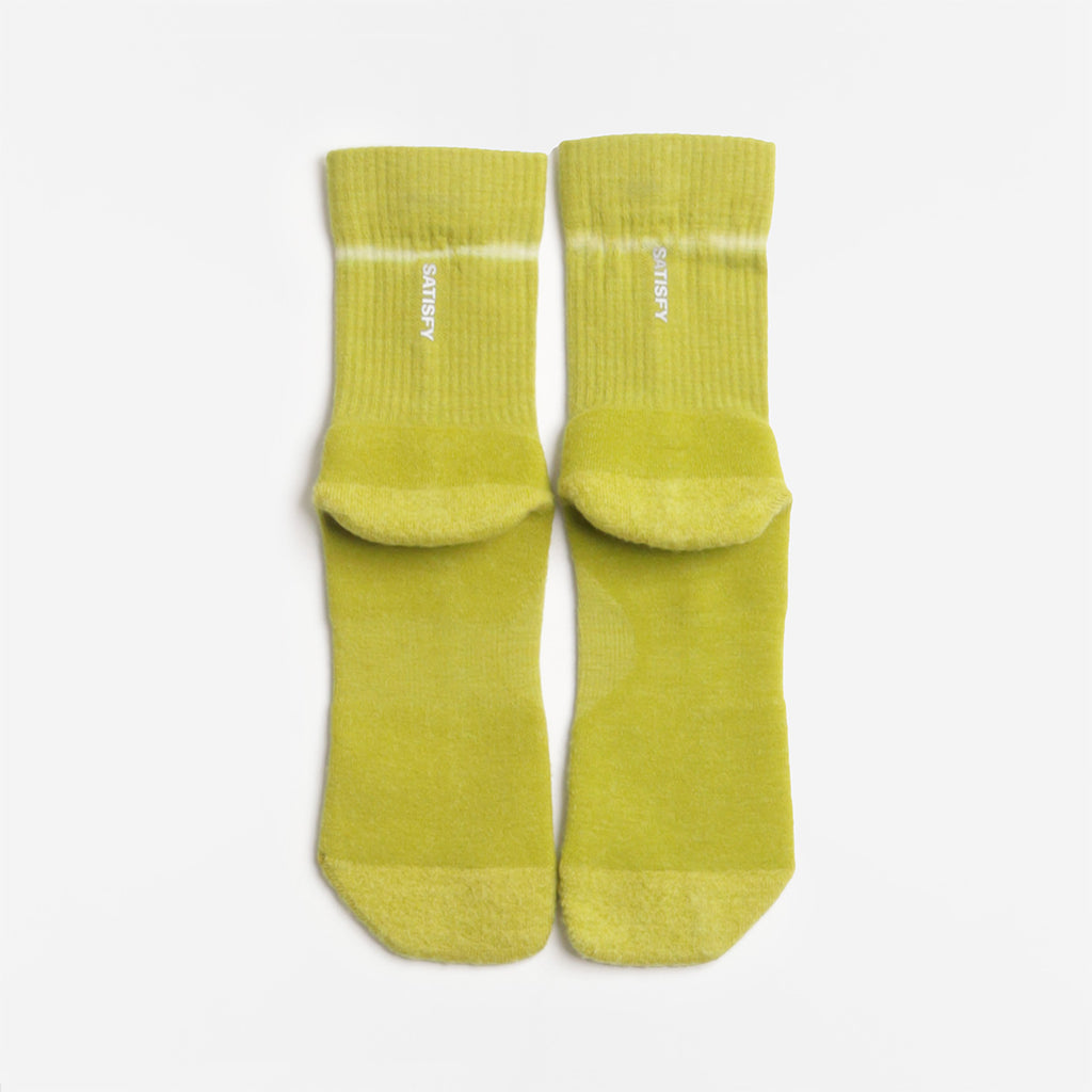 Satisfy Merino Nylon Tube Socks, Tie-Dye Grenbole Green, Detail Shot 3