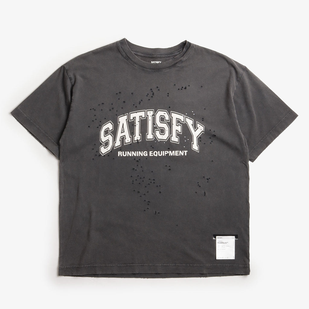 Satisfy MothTech T-Shirt, Aged Black, Detail Shot 1