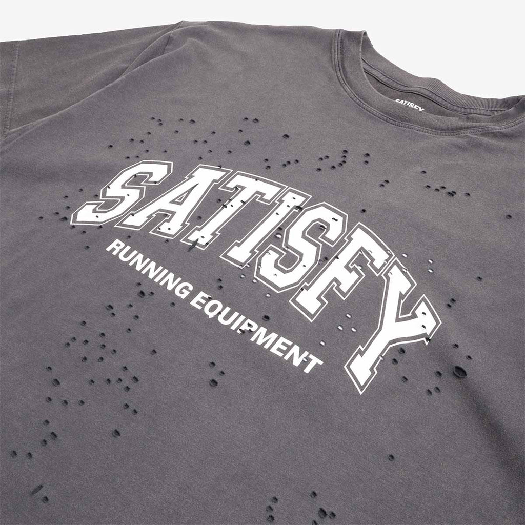Satisfy MothTech T-Shirt, Aged Black, Detail Shot 3