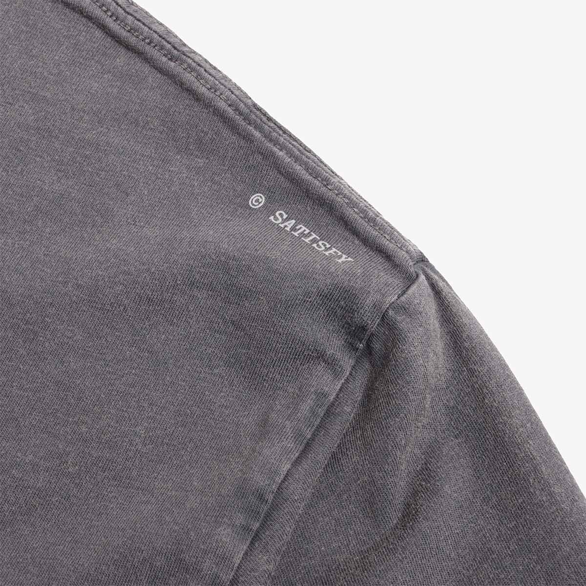 Satisfy MothTech T-Shirt, Aged Black, Detail Shot 6