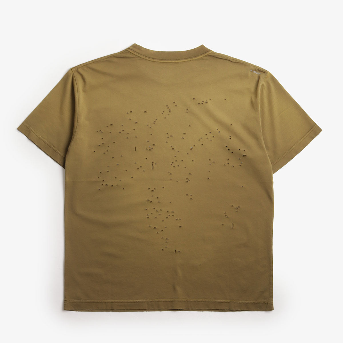 Satisfy MothTech T-Shirt, Sun Bleached Military Olive, Detail Shot 2