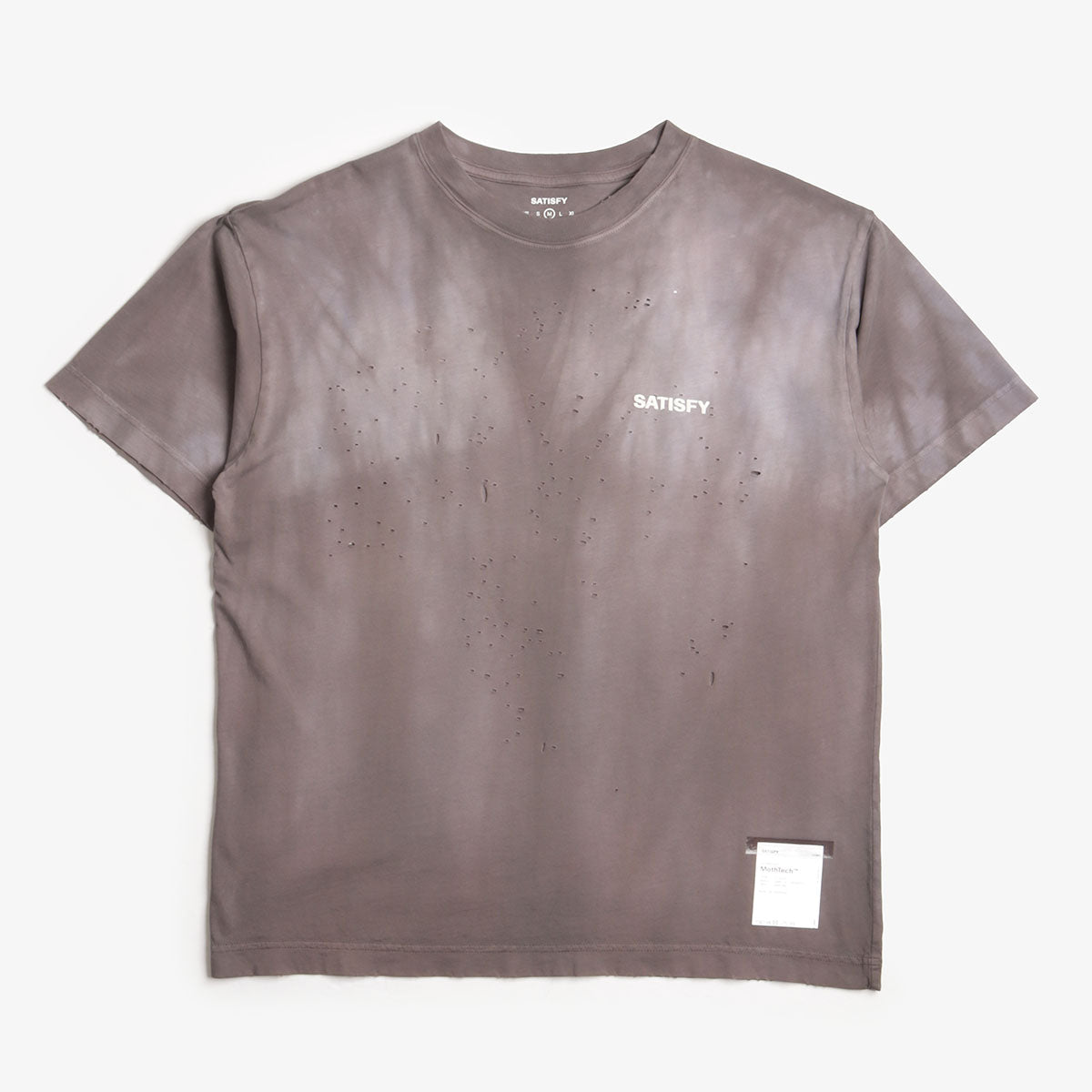 Satisfy MothTech T-Shirt, Sun Bleached Shark, Detail Shot 1