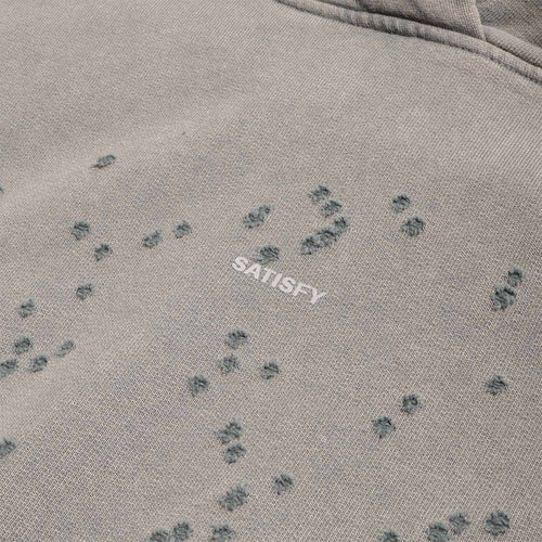 Satisfy MothTech Hoodie, Faded Black, Detail Shot 2