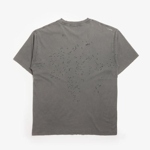 Satisfy Mothtech T-Shirt in Faded Black, back view
