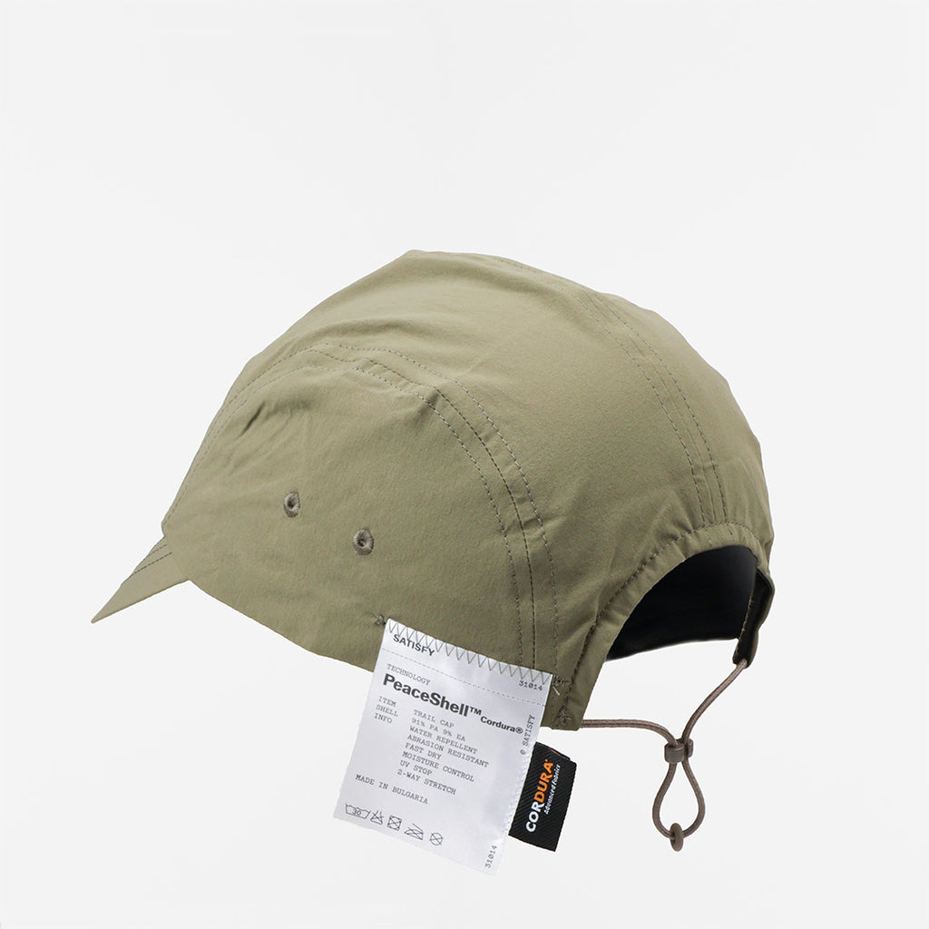 Satisfy PeaceShell Cordura Trail Cap, Tea, Detail Shot 2
