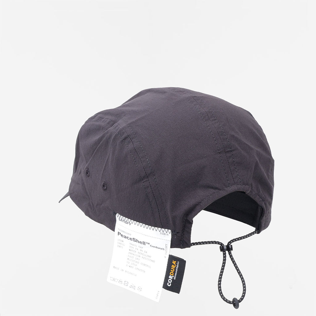 Satisfy PeaceShell Cordura Trail Cap, Black, Detail Shot 2