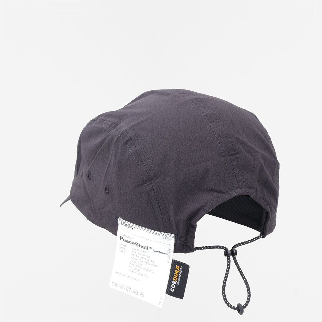 Satisfy PeaceShell Cordura Trail Cap, Black, Detail Shot 2