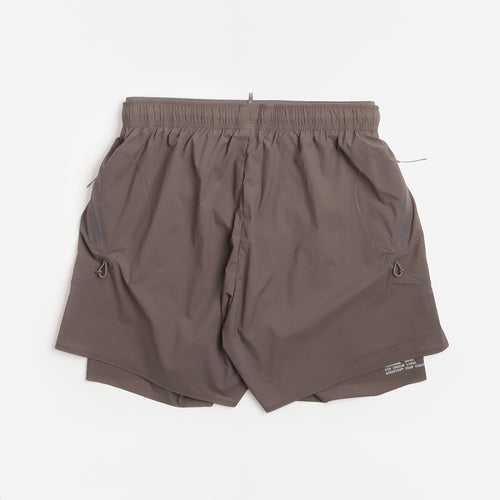 Satisfy Rippy Cordura 5 inch Shorts in Subterranean, back view