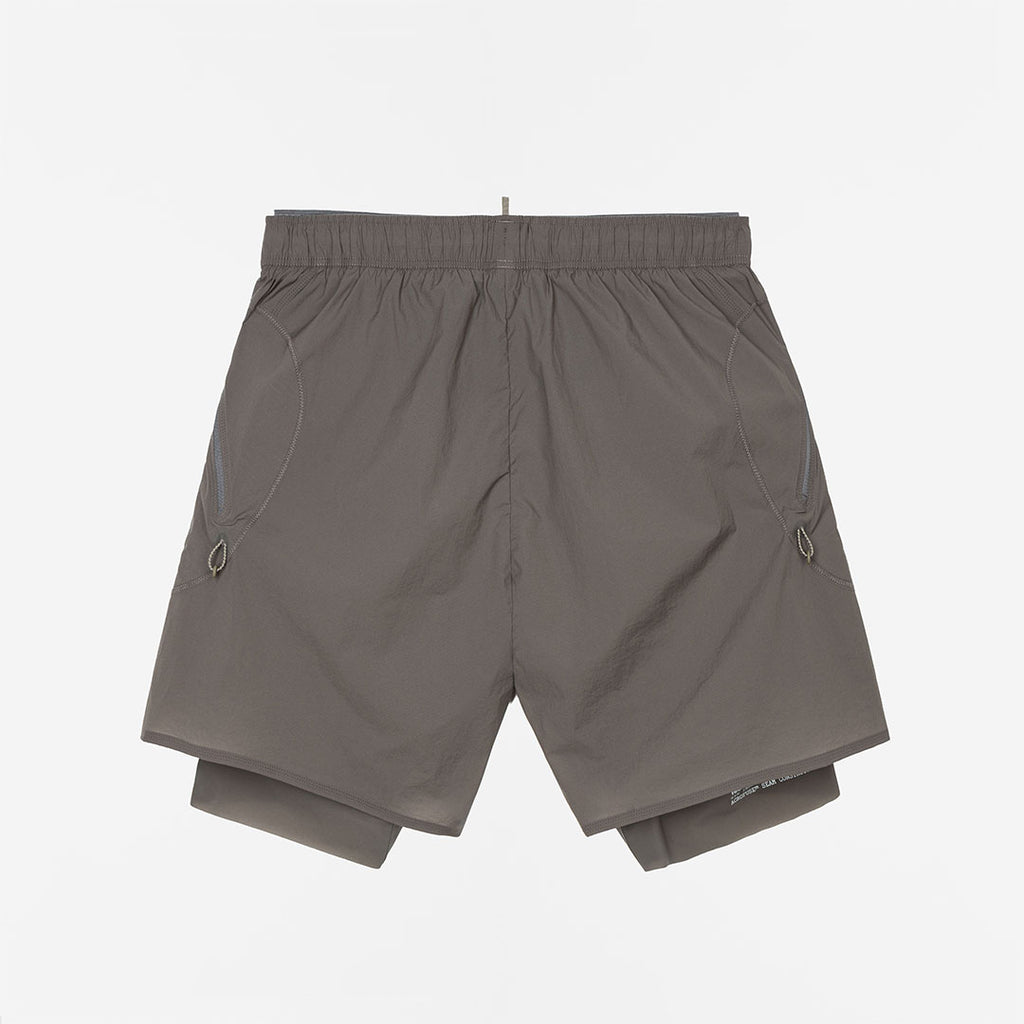 Satisfy Rippy Cordura 5 inch Shorts in Subterranean, back view