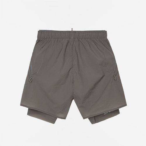 Satisfy Rippy Cordura 5 inch Shorts in Subterranean, back view