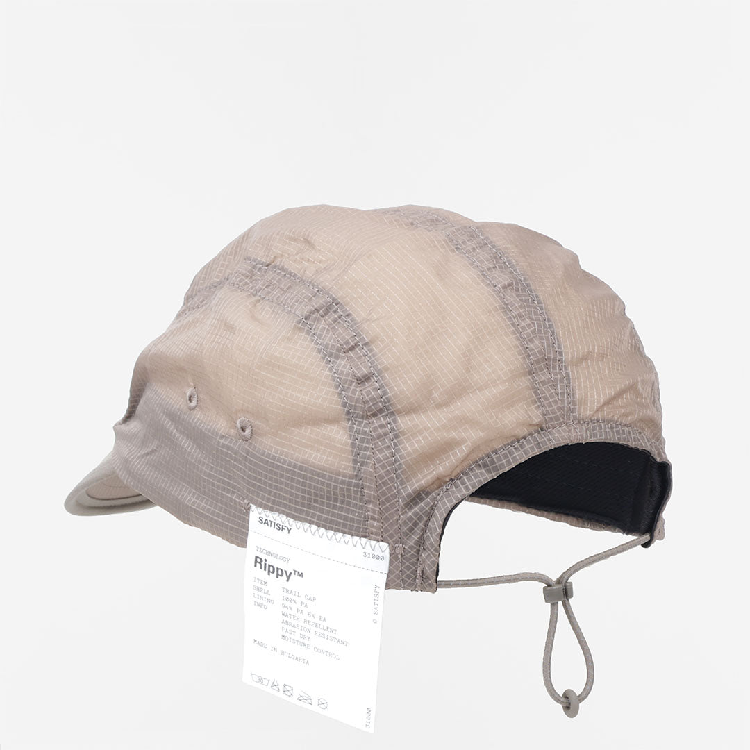 Satisfy Rippy Trail Cap, Shitake, Detail Shot 2