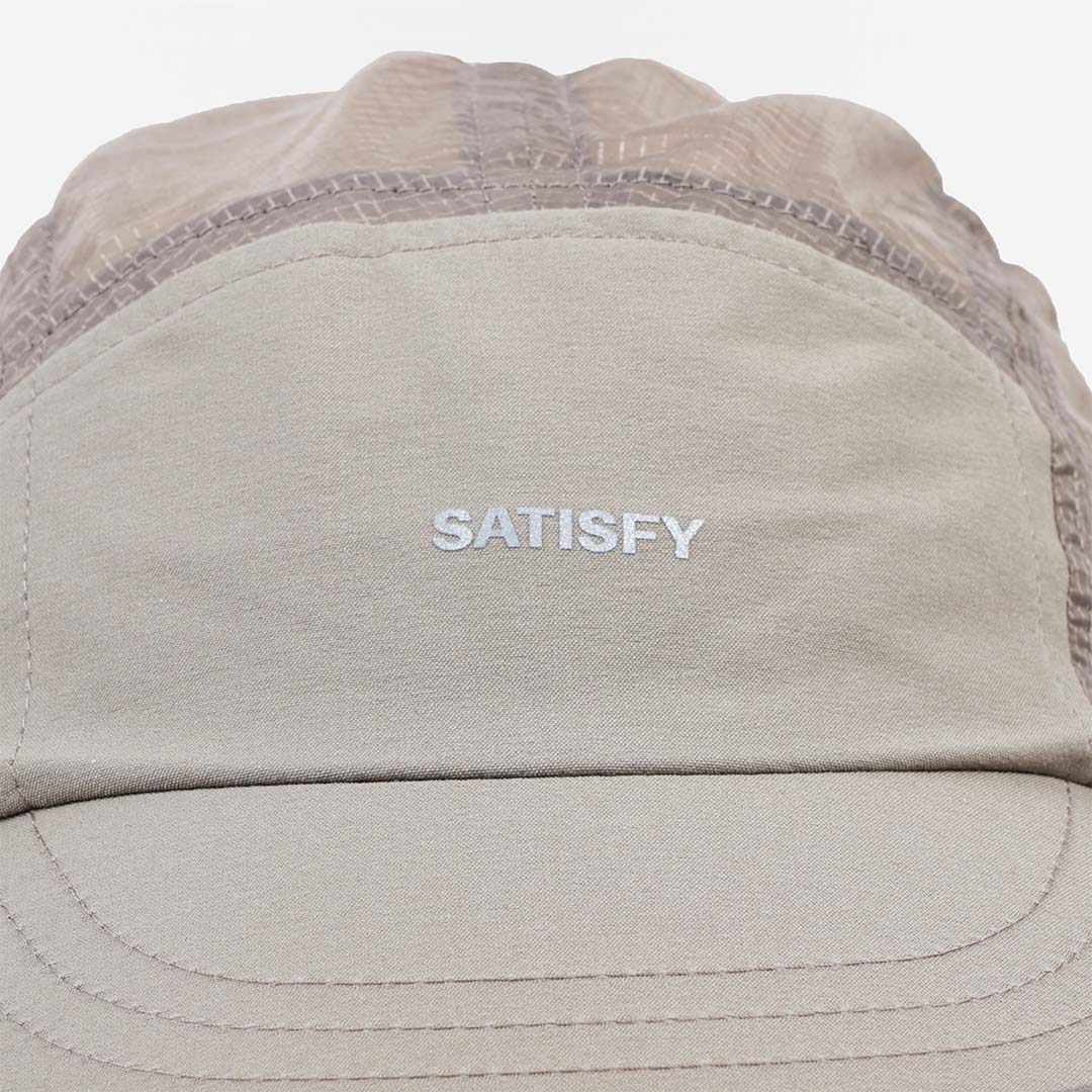 Satisfy Rippy Trail Cap, Shitake, Detail Shot 3