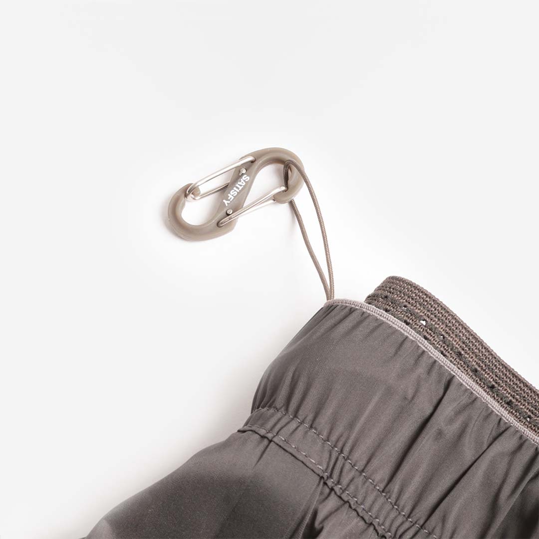 main Satisfy TechSilk 5" Shorts, Raven, Detail Shot 4