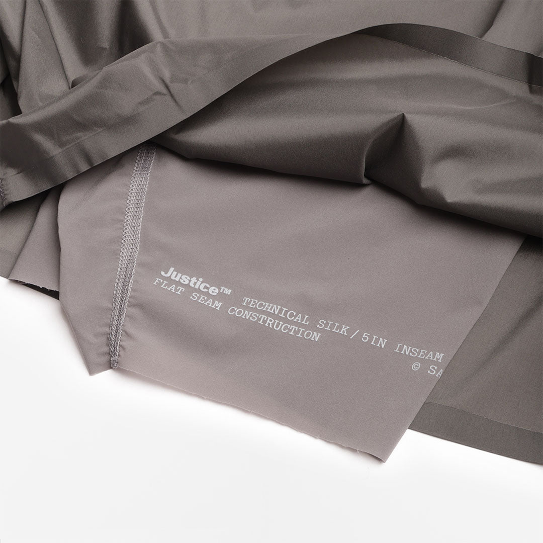 main Satisfy TechSilk 5" Shorts, Raven, Detail Shot 6