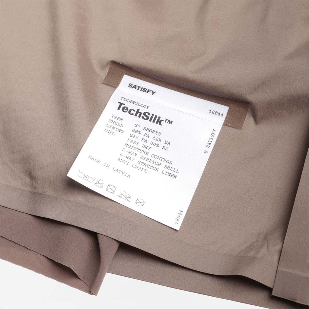 Satisfy TechSilk 5" Shorts, Falcon, Detail Shot 2