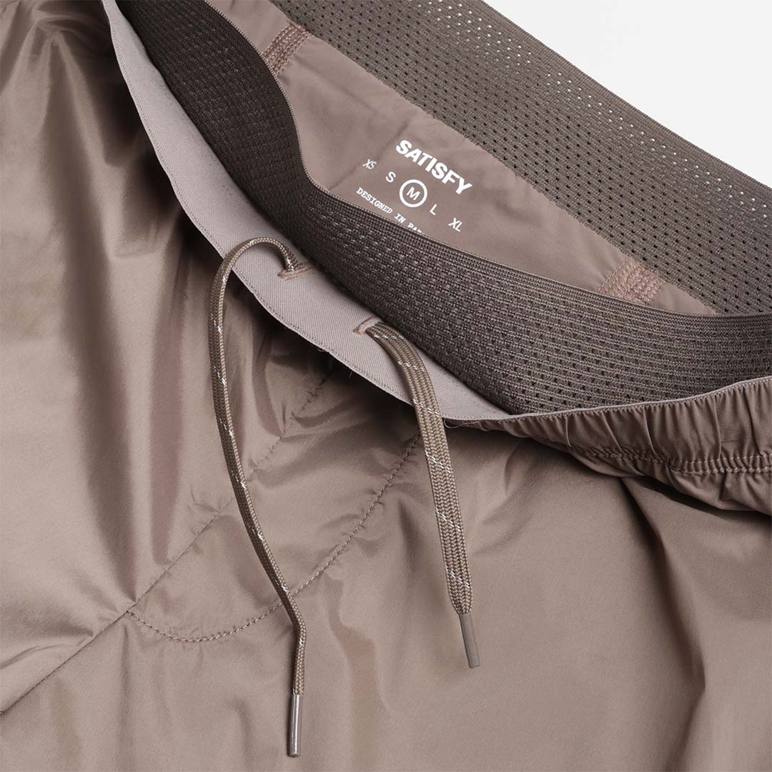 main Satisfy TechSilk 5" Shorts, Falcon, Detail Shot 3
