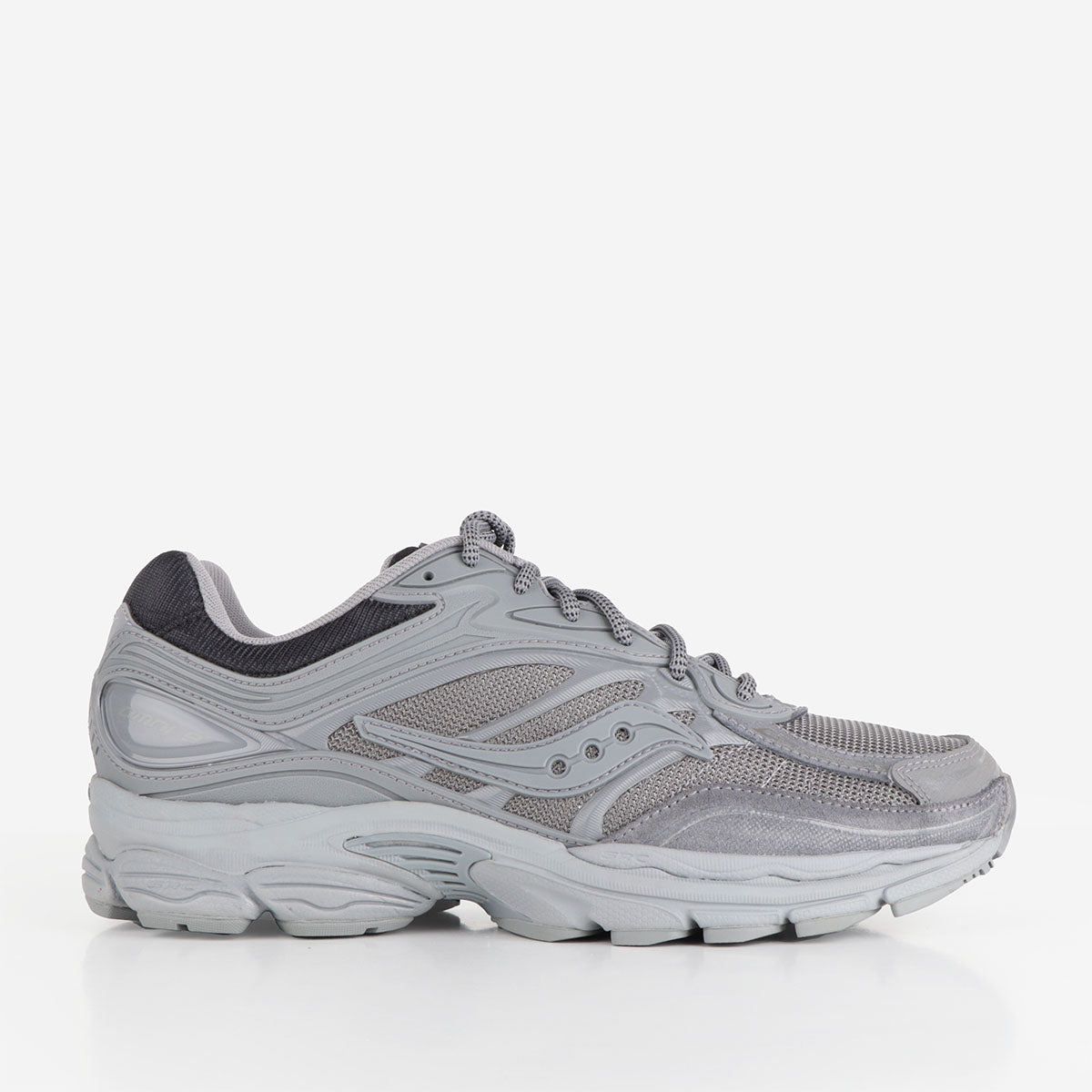 Saucony ProGrid Omni 9 Shoes, Grey, Detail Shot 1