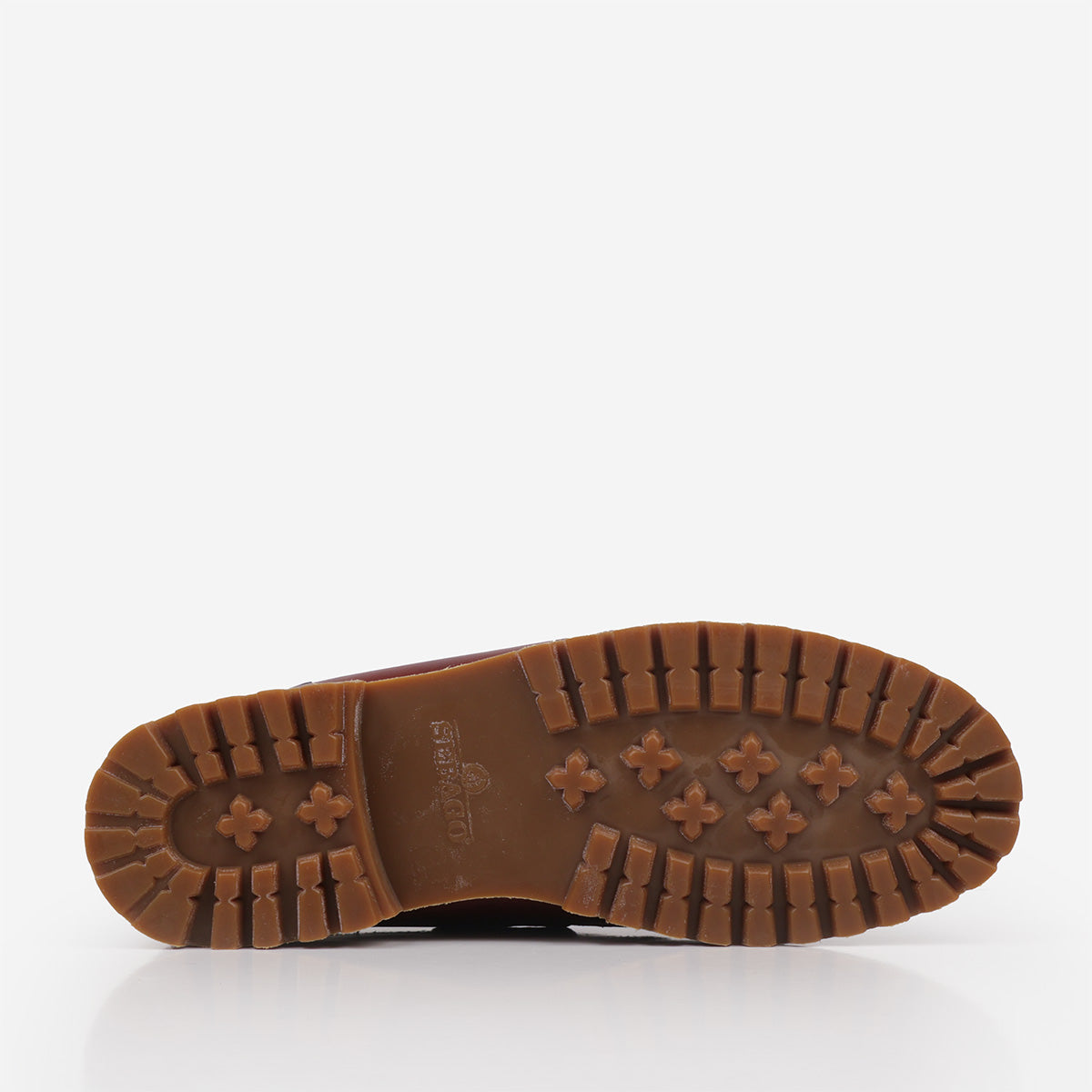 main Sebago Acadia Leather Waxed Shoes, Brown Cinnamon, Detail Shot 3