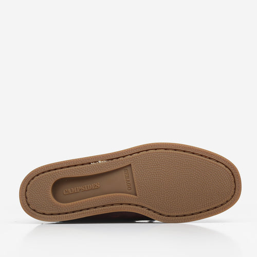 Sebago Askook Momoth Artisan Shoes, Dark Brown Gum, Detail Shot 2