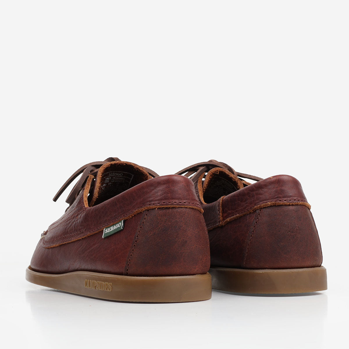 Sebago Askook Momoth Artisan Shoes, Dark Brown Gum, Detail Shot 4