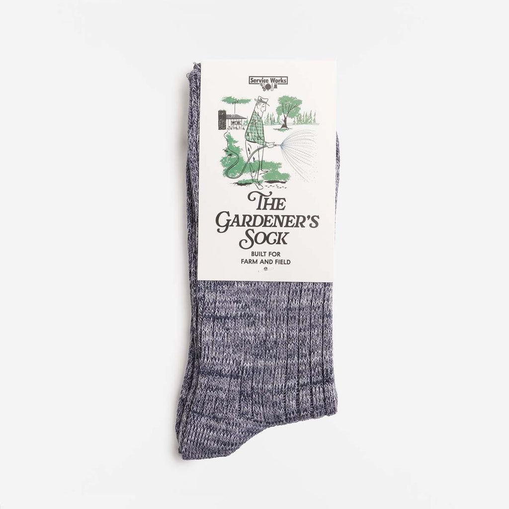 Service Works Gardener's Socks, Navy, Detail Shot 1