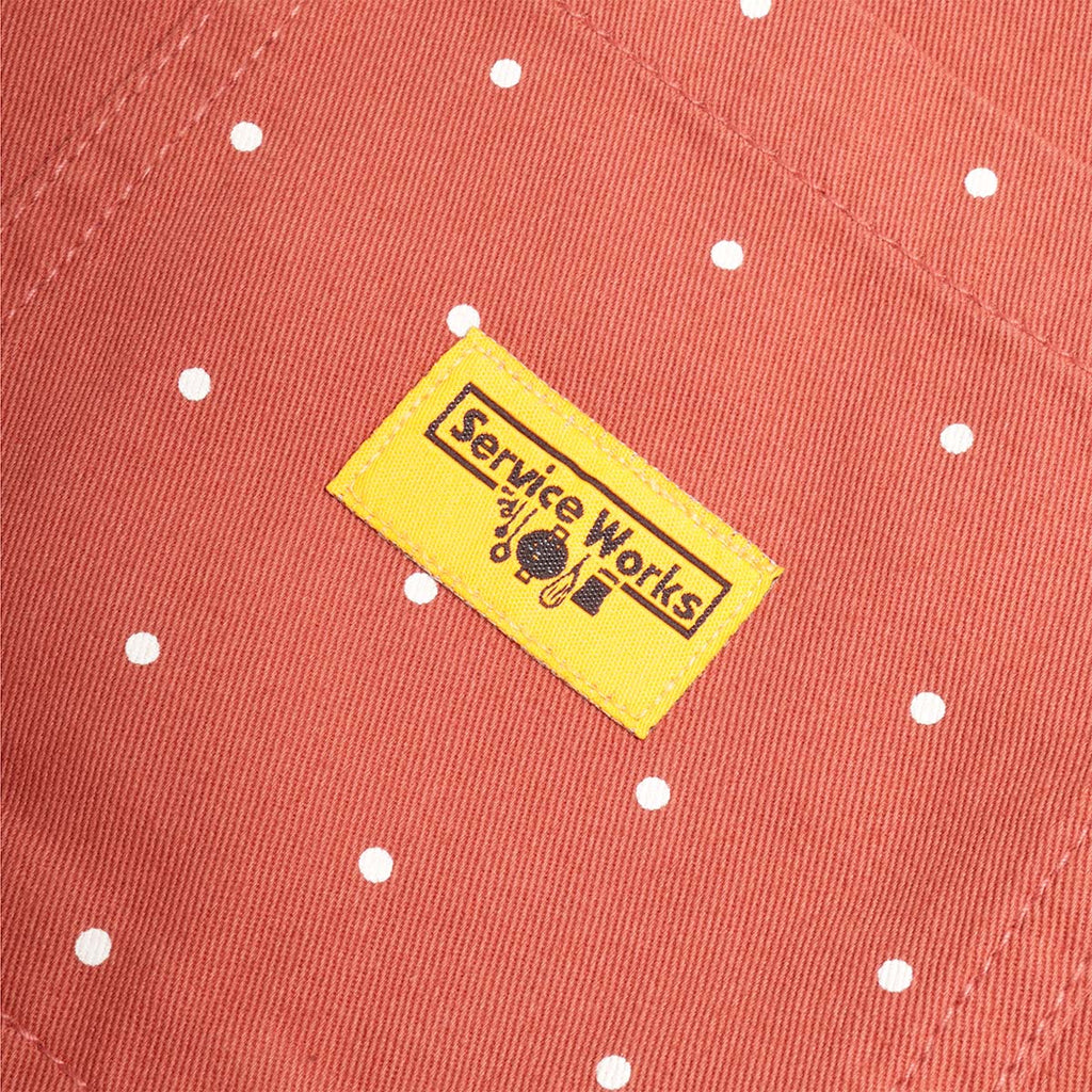 Service Works Polka Dot Chore Shirt, Clay, Detail Shot 4