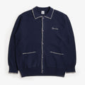 Service Works Blanket Stitch Cardigan, Navy, Detail Shot 1