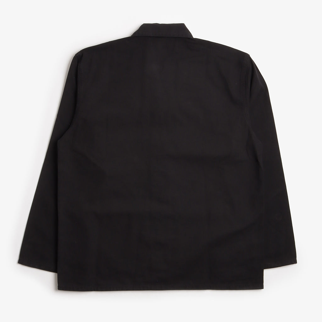Service Works Canvas Chore Shirt, Black, Detail Shot 2