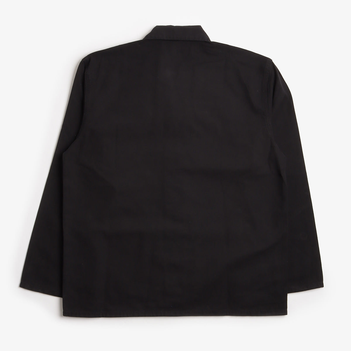 main Service Works Canvas Chore Shirt, Black, Detail Shot 2