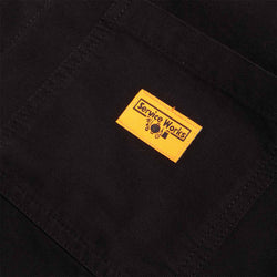 thumbnail Service Works Canvas Chore Shirt, Black, Detail Shot 4