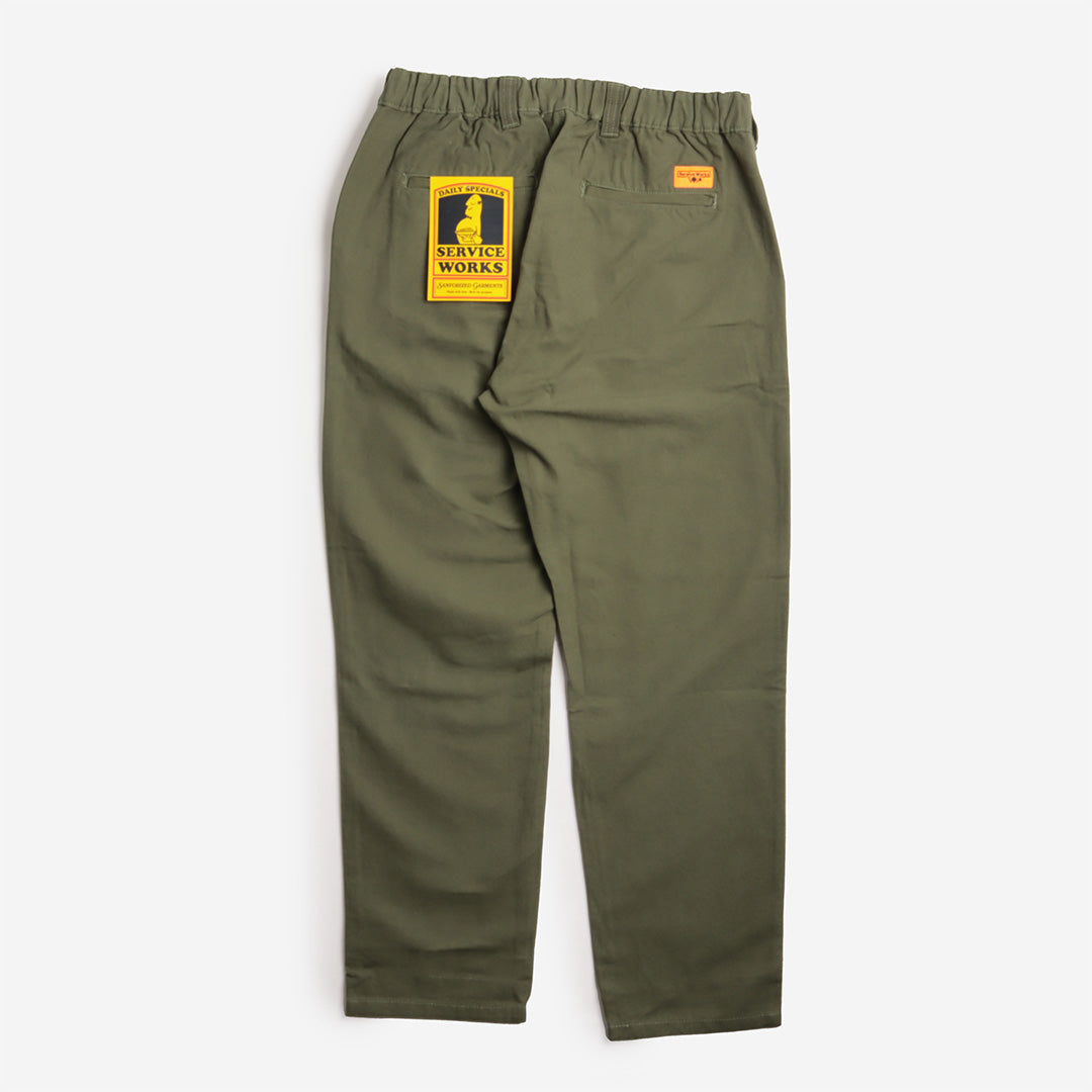 Service Works Canvas Waiter Pant, Olive, Detail Shot 3