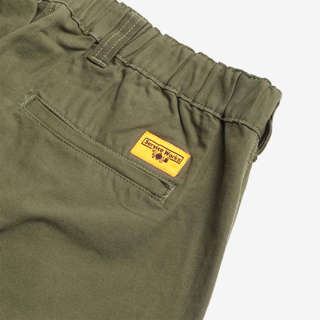 main Service Works Canvas Waiter Pant, Olive, Detail Shot 4