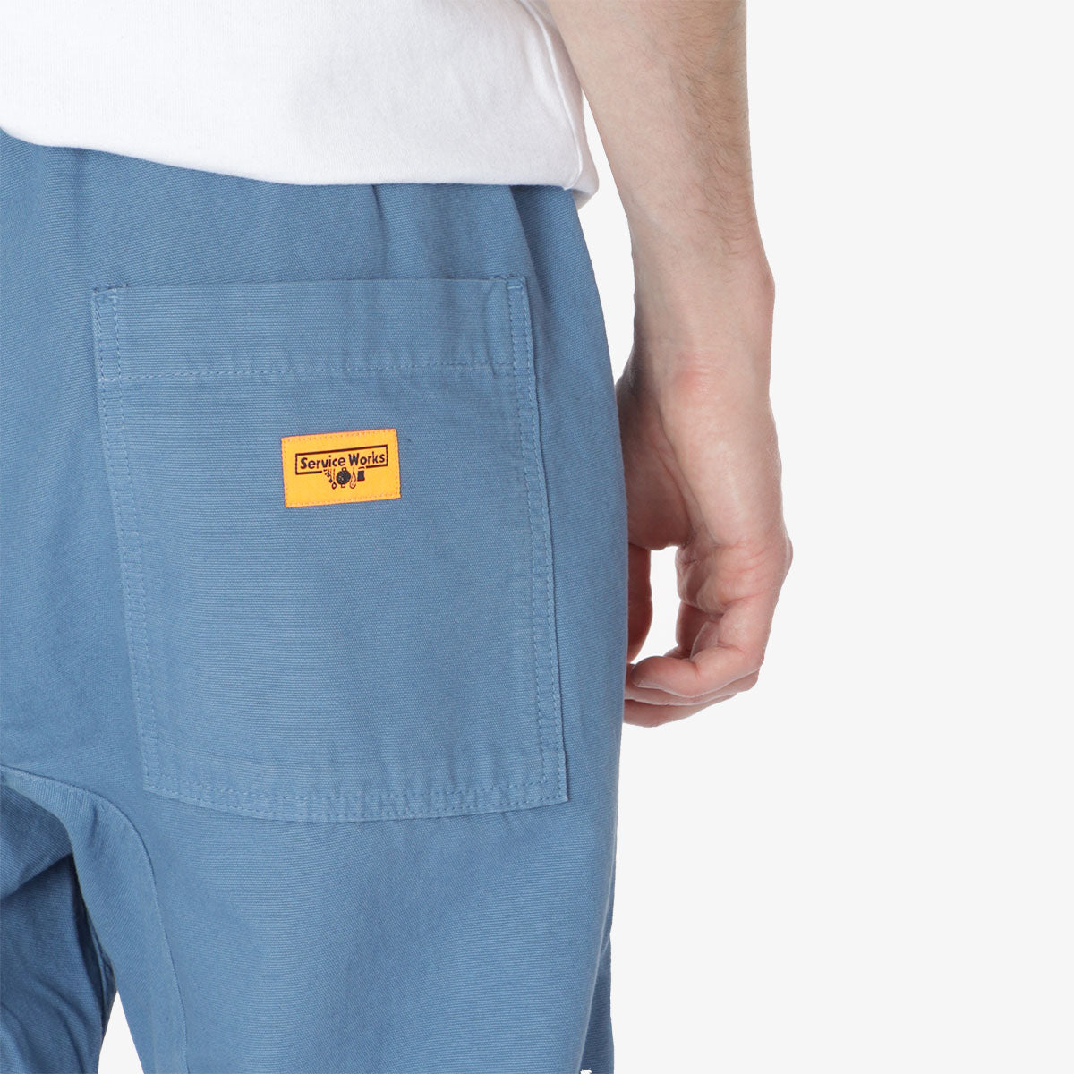 Service Works Classic Chef Pant, Work Blue, Detail Shot 2