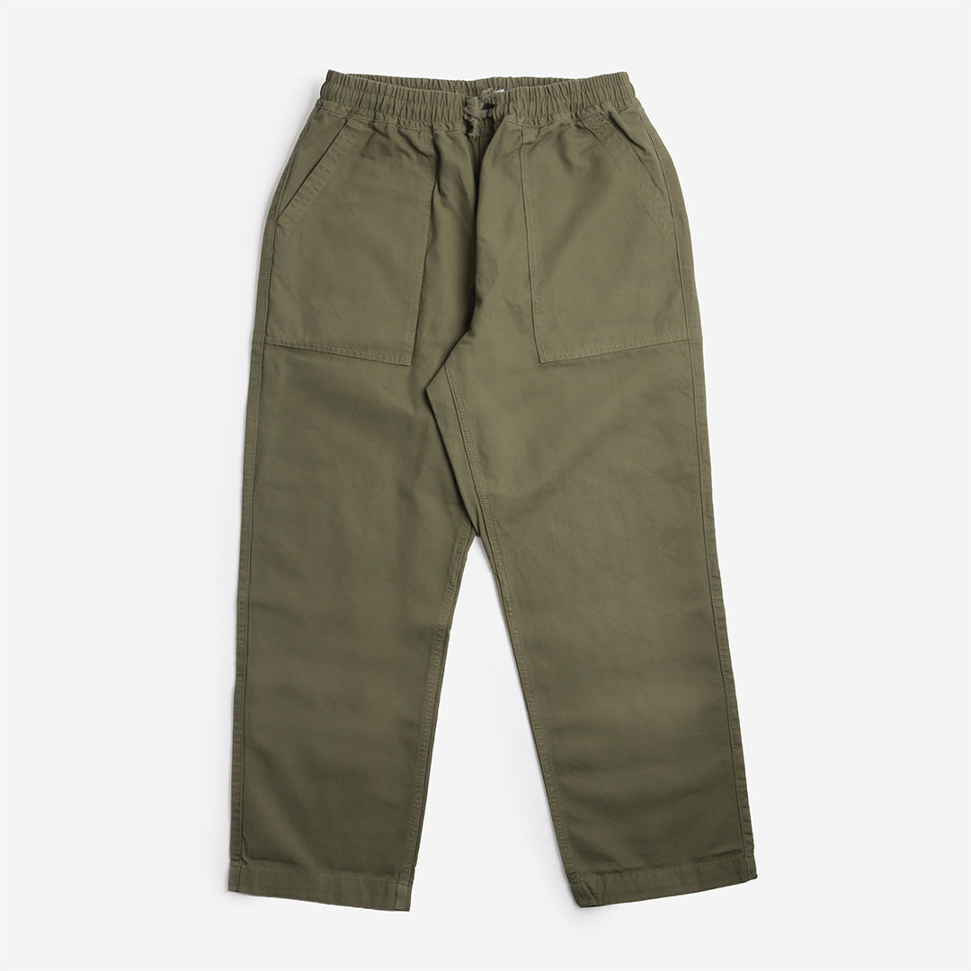 main Service Works Classic Chef Pant, Olive, Detail Shot 1