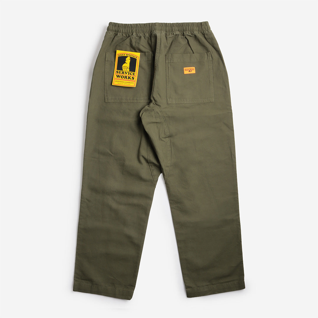 Service Works Classic Chef Pant, Olive, Detail Shot 3