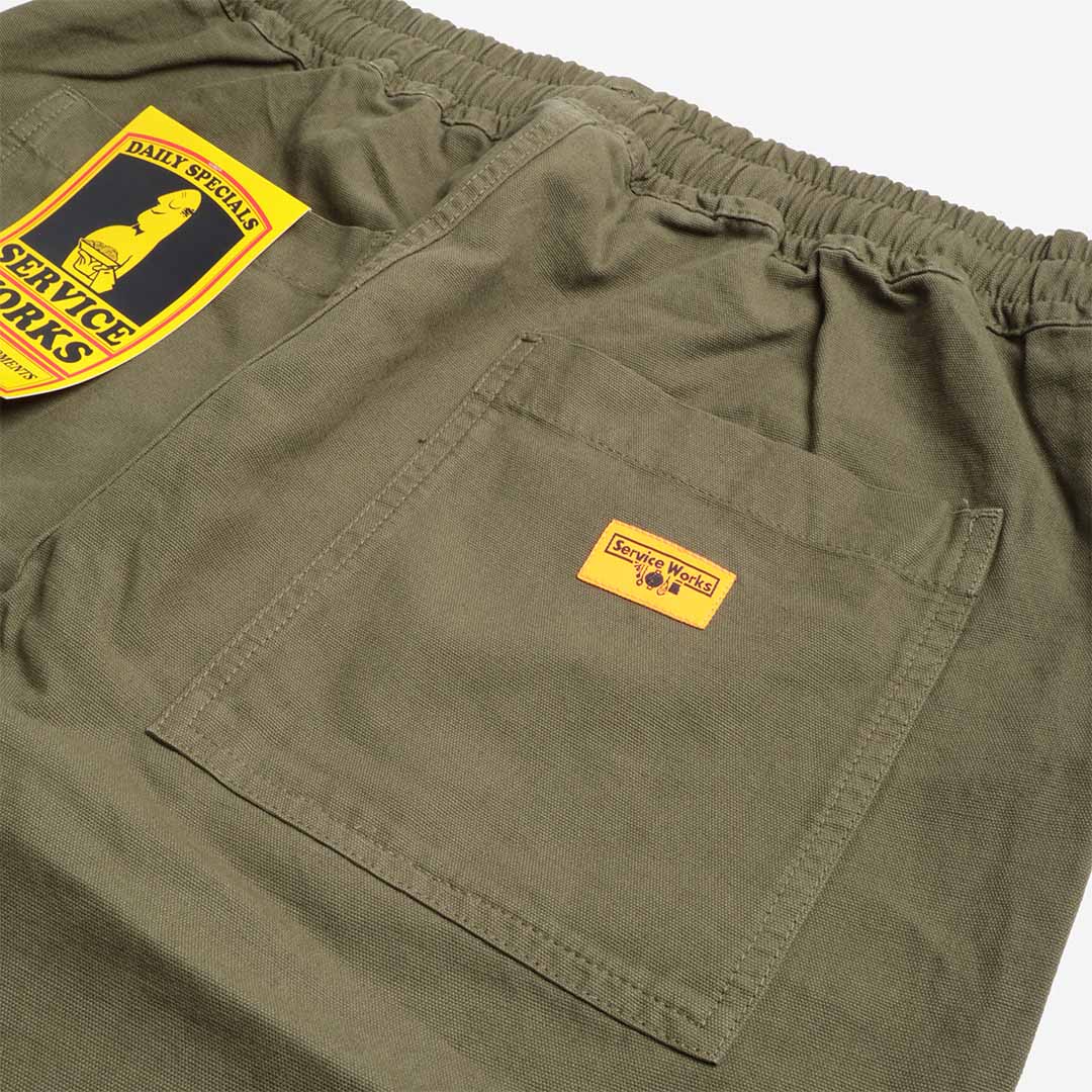 Service Works Classic Chef Pant, Olive, Detail Shot 4