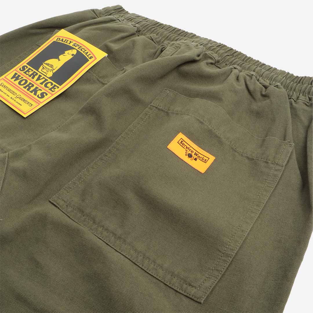 Service Works Classic Chef Pant, Olive, Detail Shot 8