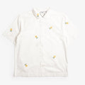 Service Works Cross Stitch Shirt, White, Detail Shot 1
