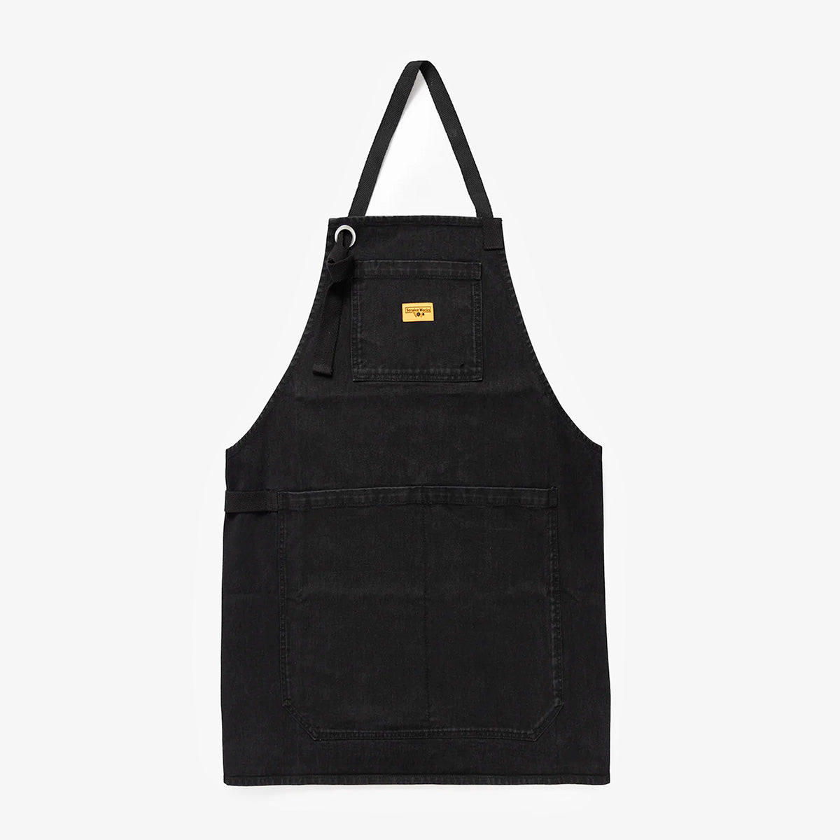 Service Works Denim Apron, Dark Wash, Detail Shot 1