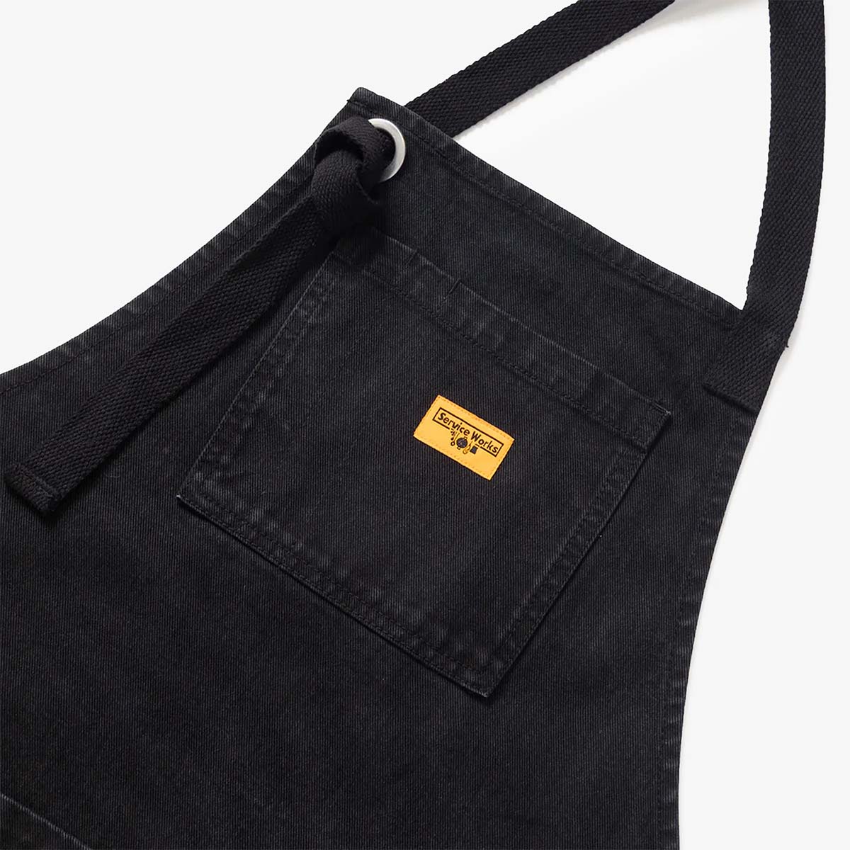 Service Works Denim Apron, Dark Wash, Detail Shot 2
