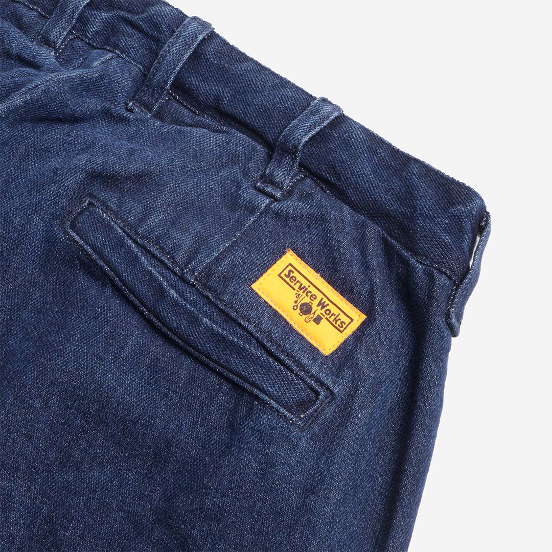 main Service Works Denim Part Timer Pant, One Wash, Detail Shot 4