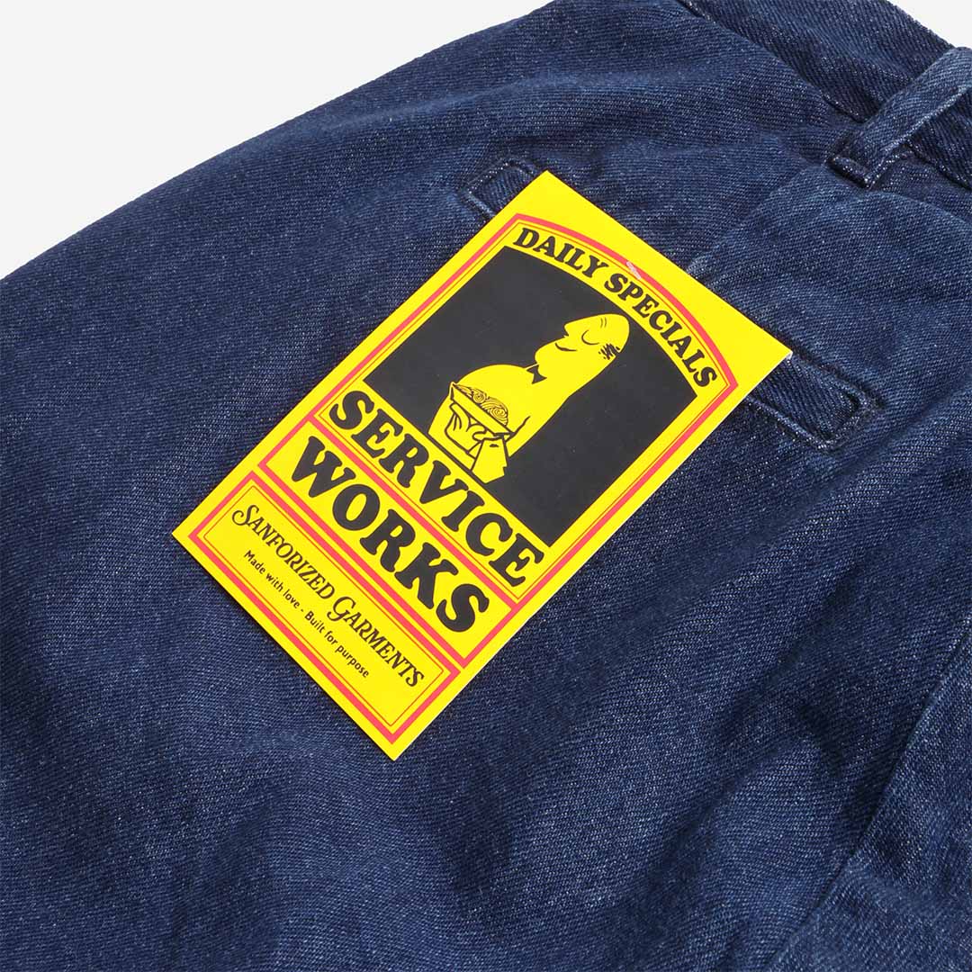 Service Works Denim Part Timer Pant, One Wash, Detail Shot 5