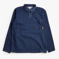 Service Works Denim Script Popover Jacket, One Wash, Detail Shot 1