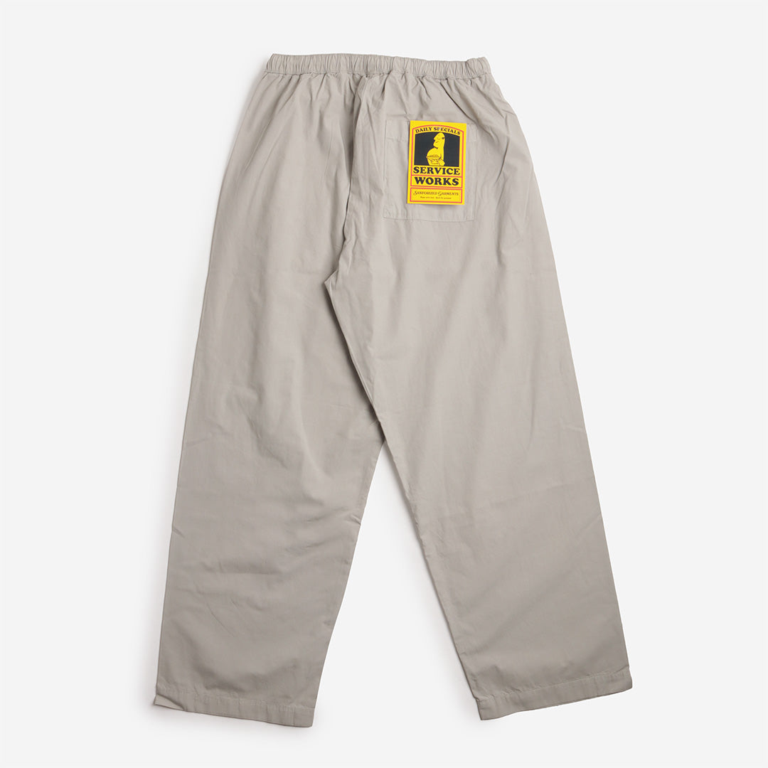 Service Works Easy Chef Pants, Silver, Detail Shot 3