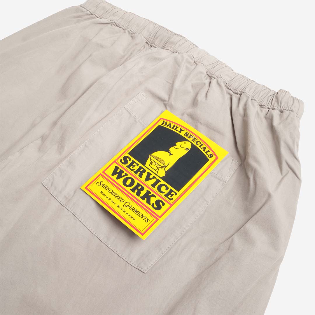 Service Works Easy Chef Pants, Silver, Detail Shot 4